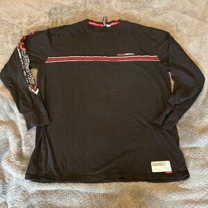 y2k vintage polo Ralph Lauren striped long sleeve